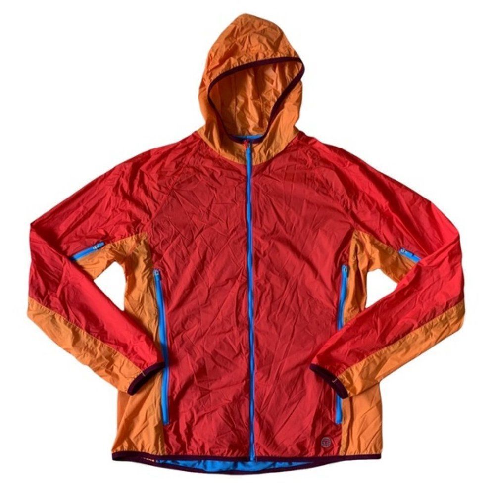 Tory Sport Colorblock Zip Up Jacket Size XL